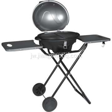 Panggangan Listrik Barbecue Kanthi Trolley Outdoor